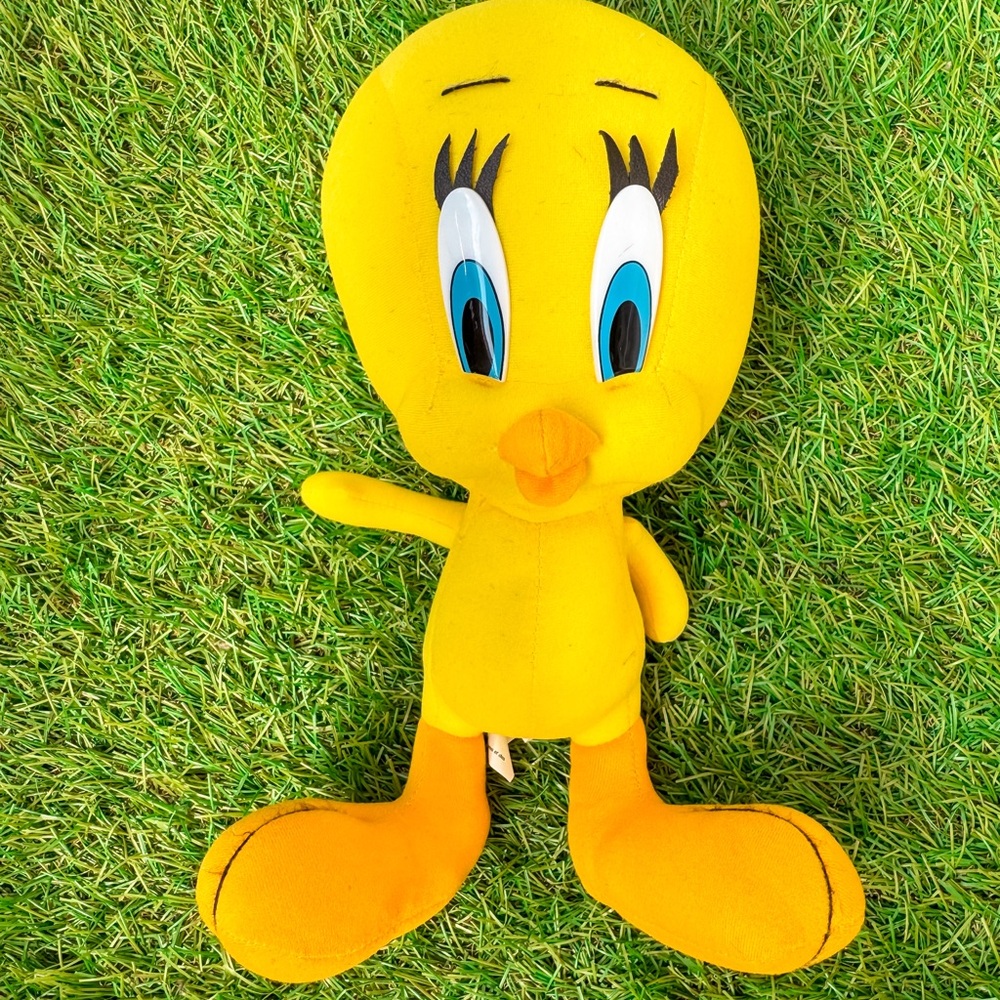 1996 Looney Tunes Tweety Bird 10” Plush Doll Stuffed, Vintage